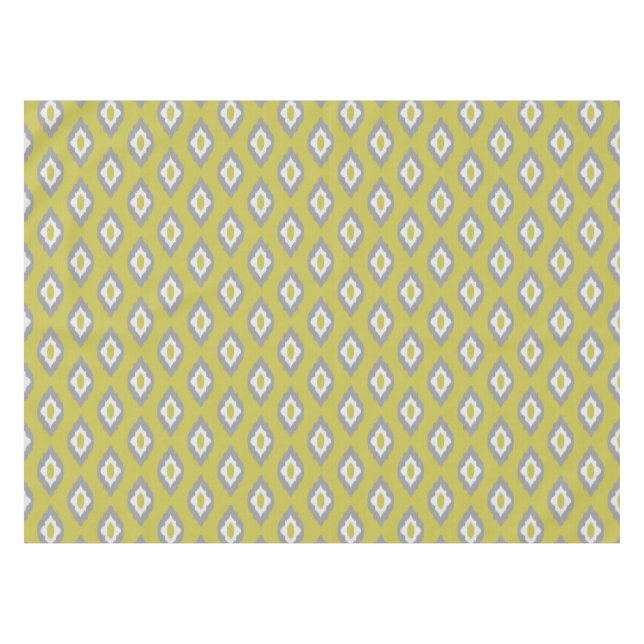 Ikat Vintages Muster Tischdecke (Vorderseite (Horizontal))