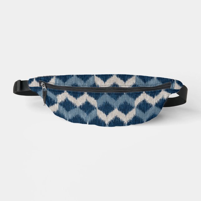 Ikat-Welle Bauchtasche (Vorderseite)