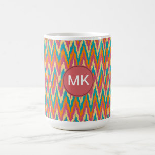 iKat Zickzack-Entwurfs-Gewürz-Farben Kaffeetasse