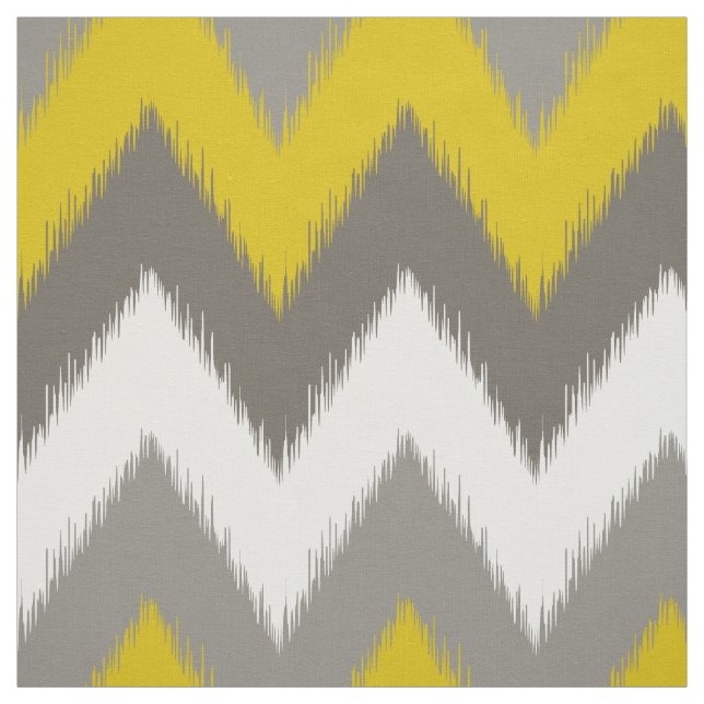 Ikat Zickzack Gewebe Stoff (Muster)
