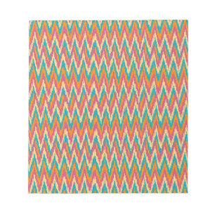 iKat Zigzag Design Gewürzfarben Notizblock