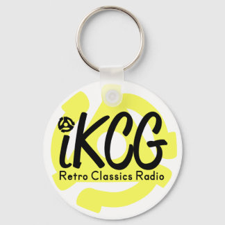 iKCG-Logo mit 45-Adapter-Schlüsselanhänger Schlüsselanhänger