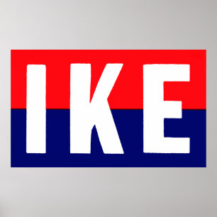 Ike 1952 für Präsidenten Poster