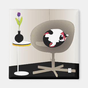 Ikea Interiors Cat Magnet