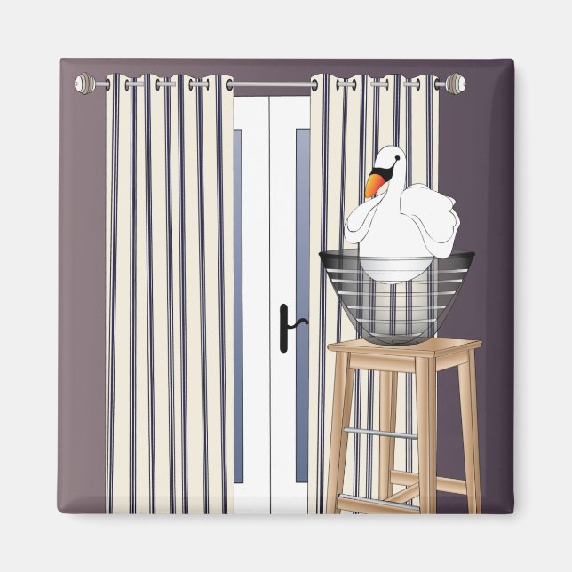 Ikea Interiors Swan Magnet (Vorne)