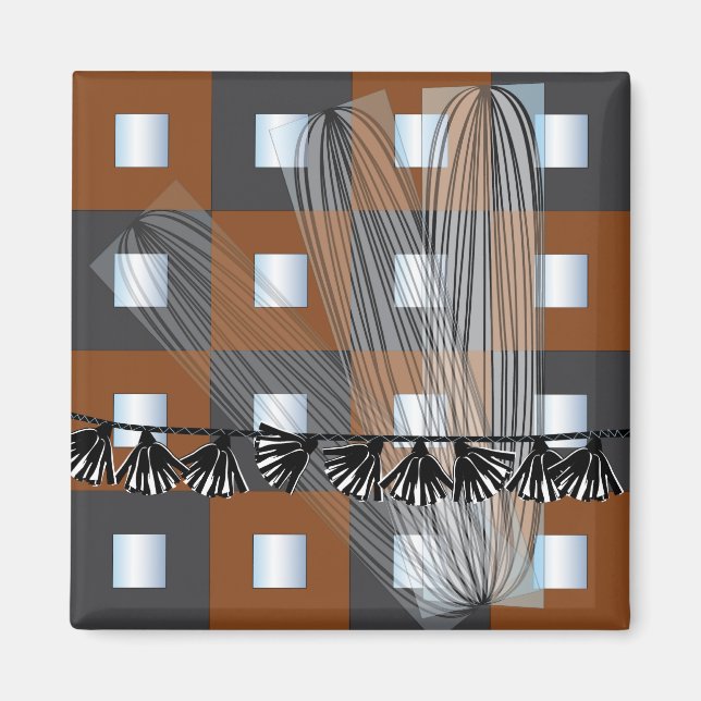 Ikea Mirrors Squares Magnet (Vorne)