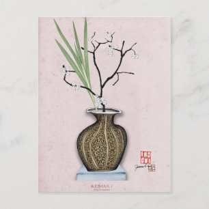 Ikebana 1 nach Tony Farandes Postkarte