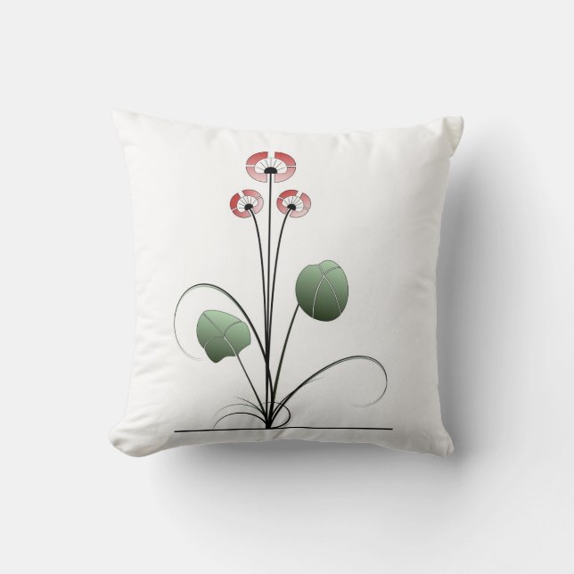 Ikebana Kissen (Vorderseite)