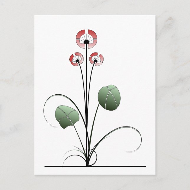 Ikebana Postkarte (Vorderseite)