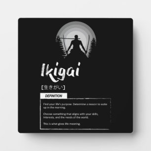 Ikiagai - Japanisches Erfolgskonzept Fotoplatte