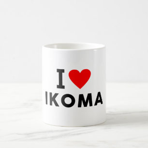 Ikoma Japan Liebesstadt Herz gefällt Reisen Kaffeetasse