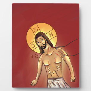 Ikone Christi Fotoplatte