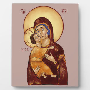 Ikone der Mutter Gottes (4) Fotoplatte