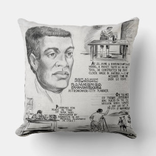 Ikone der schwarzen Geschichte: Benjamin Banneker, Kissen