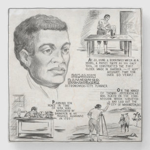 Ikone der schwarzen Geschichte: Benjamin Banneker, Steinuntersetzer
