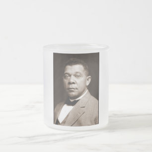 Ikone der schwarzen Geschichte: Booker T. Washingt Mattglastasse