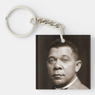 Ikone der schwarzen Geschichte: Booker T. Washingt Schlüsselanhänger