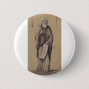 Ikone des heiligen Propheten Elija Heilige Kunst Button
