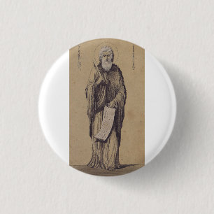 Ikone des Heiligen Propheten Elija Heilige Kunst Button