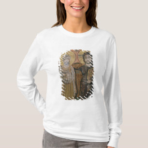 Ikone, die Abbott Mena mit Christus darstellt T-Shirt