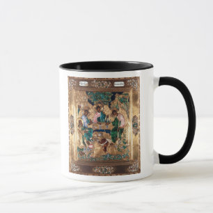 Ikone, die Abraham und die drei Engel darstellt Tasse