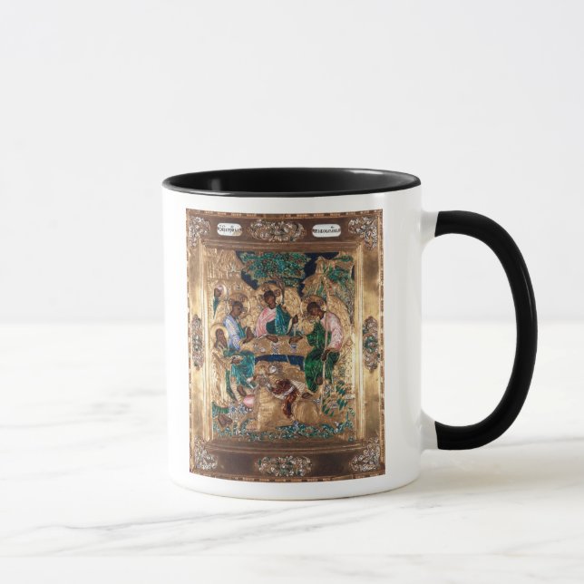 Ikone, die Abraham und die drei Engel darstellt Tasse (Rechts)