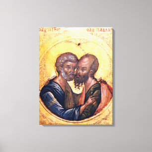 Ikone von SS. Peter und Paul Leinwanddruck