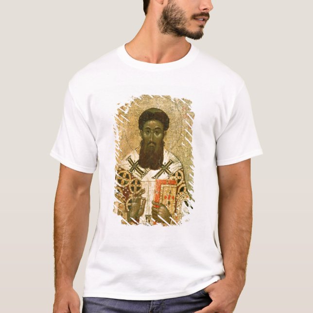 Ikone von St- Gregoryerzbischof von Saloniki T-Shirt (Vorderseite)