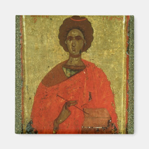 Ikone von St. Pantaleon von Nicomedia Magnet