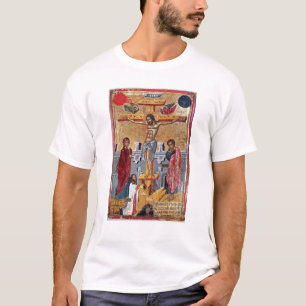 Ikone, welche die Kreuzigung, 1520 darstellt T-Shirt