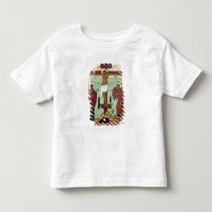 Ikone, welche die Kreuzigung mit der Jungfrau Kleinkind T-shirt