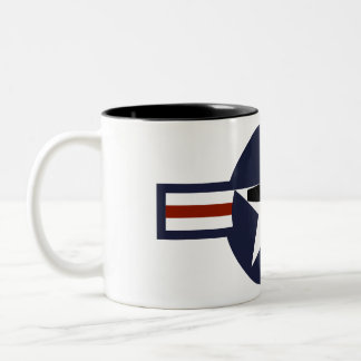 Ikonenhafter Mustang P51 Zweifarbige Tasse