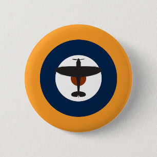 Ikonenhafter Supermarine Spitfire Button