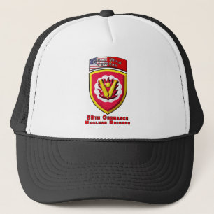 Ikonische 59. Ordnance Nuclear Brigade Truckerkappe
