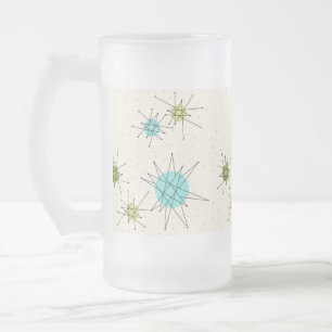 Ikonische atomare Sternenexplosionen-Matte Glas-Ta Mattglas Bierglas