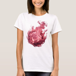 Ikonische silberne ABSTRACT ART Grafikdesign T-Shirt