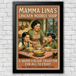 Ikonische Werbung der 1960er Jahre Poster