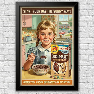 Ikonische Werbung der 1960er Jahre Poster
