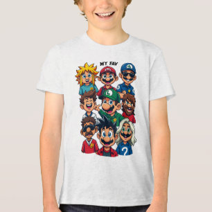 ikonische Zeichen Tri-Blend Shirt