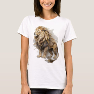 Ikonischer Goldener ABSTRACT ART Kunstdruck T-Shirt