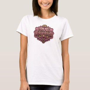 Ikonisches Gold STOLZER BÜRGER DES WEINLANDES T-Shirt