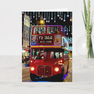 Ikonisches London - Weihnachten Karte