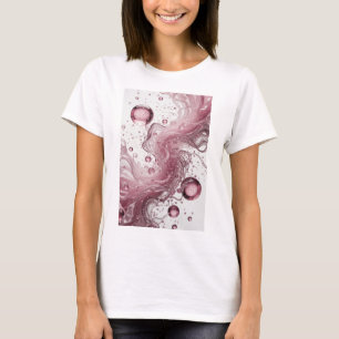 Ikonisches Silber ABSTRACT ART Design v2 T-Shirt