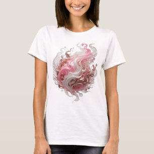 Ikonisches Silber ABSTRACT ART Statement Design T-Shirt
