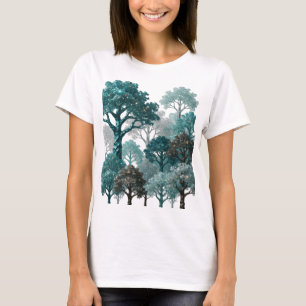 Ikonisches Silber UNSICHTBARES Künstlerisches Moti T-Shirt