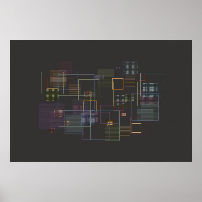 Ikonografische Daten Art - Abstrakt Poster (Vorne)