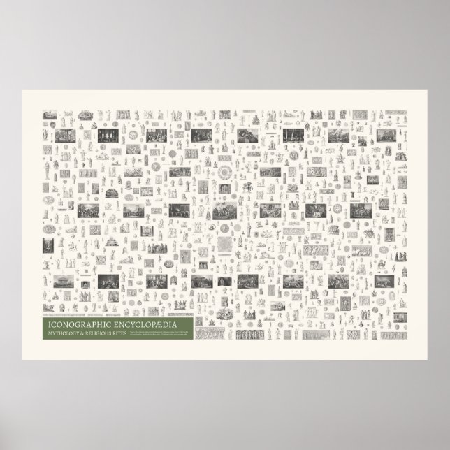 Ikonographie - Mythologie und religiöse Riten Poster (Vorne)