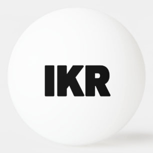 IKR Text Slang Tischtennisball