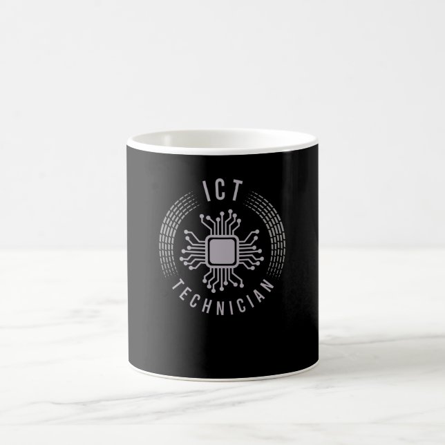 IKT für IKT-Techniker und Informationstechnologie Kaffeetasse (Mittel)