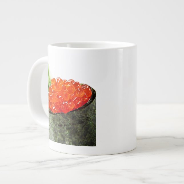 Ikura (Lachsrogen) Gunkan Maki Sushi Jumbo-Tasse (Vorderseite Links)